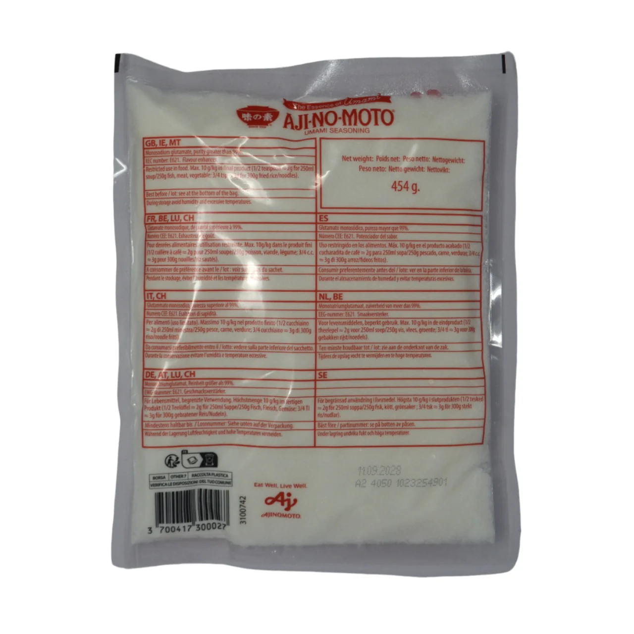 Ajinomoto Monosodium Glutamate (454G) - Image 2