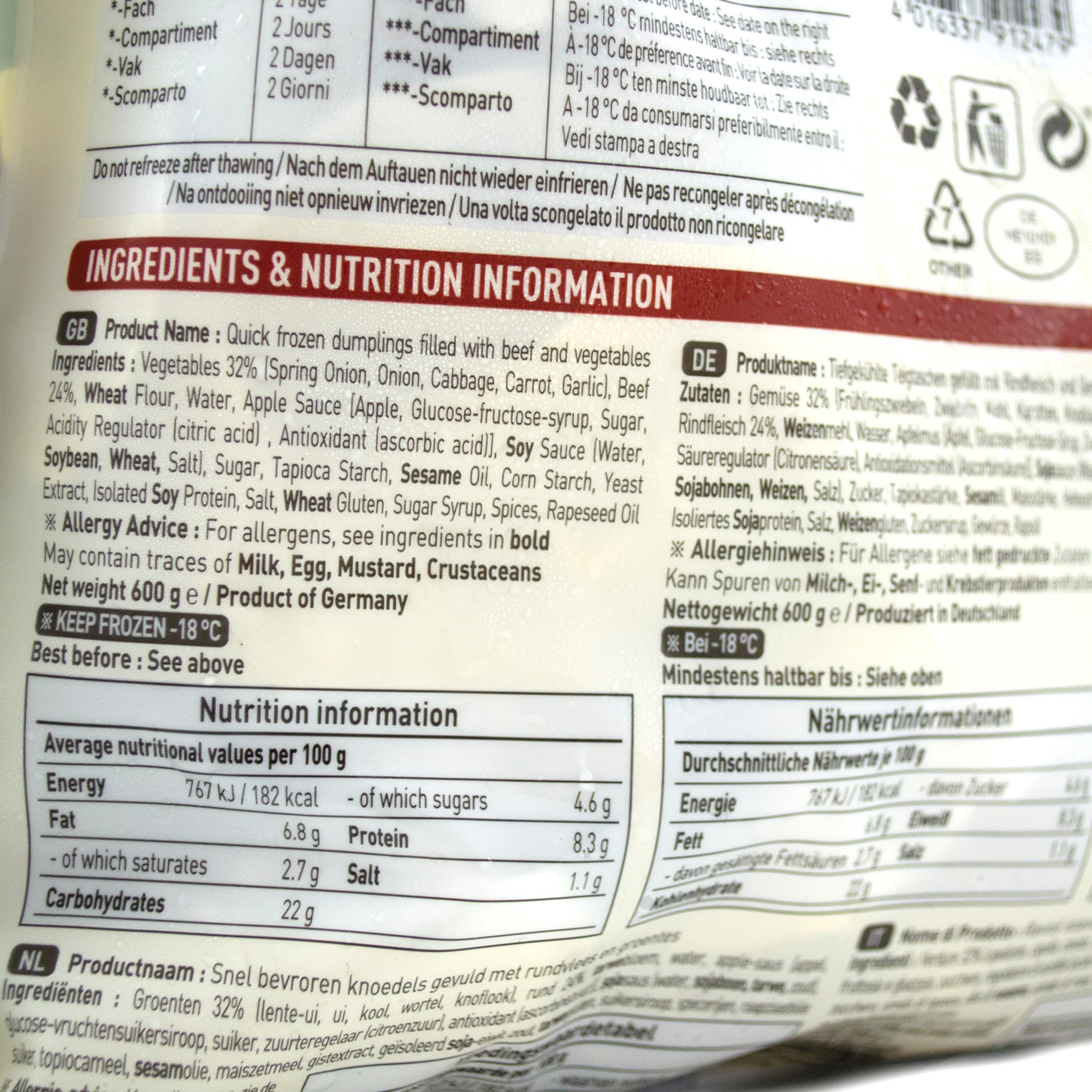 Bibigo Beef Bulgogi Gyoza 600g - Image 3