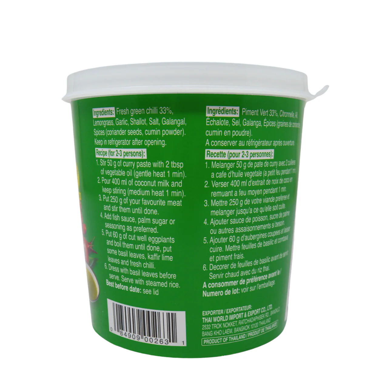 Cock Green Curry Paste 1kg - Image 2