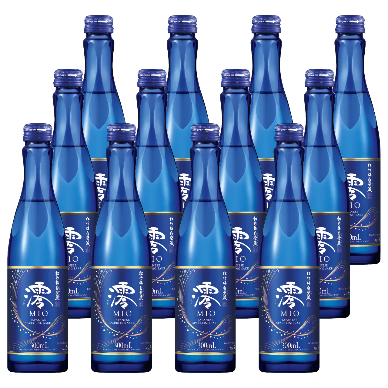 【Bundle】 MIO Sparkling Sake: 12-Bottle Case Value Pack (300ml)