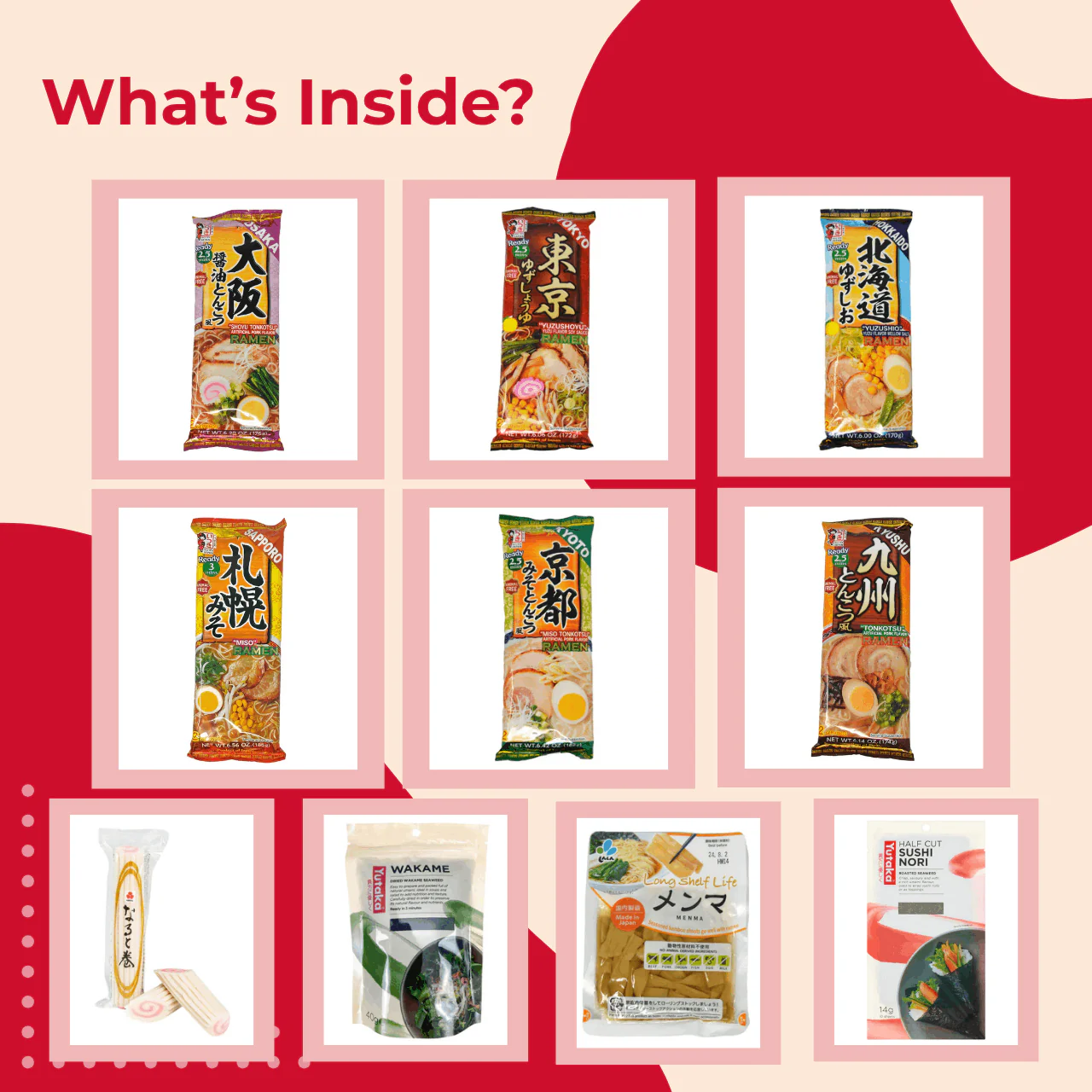 Create the Ultimate Bowl! Authentic Ramen Toppings Kit - Image 2
