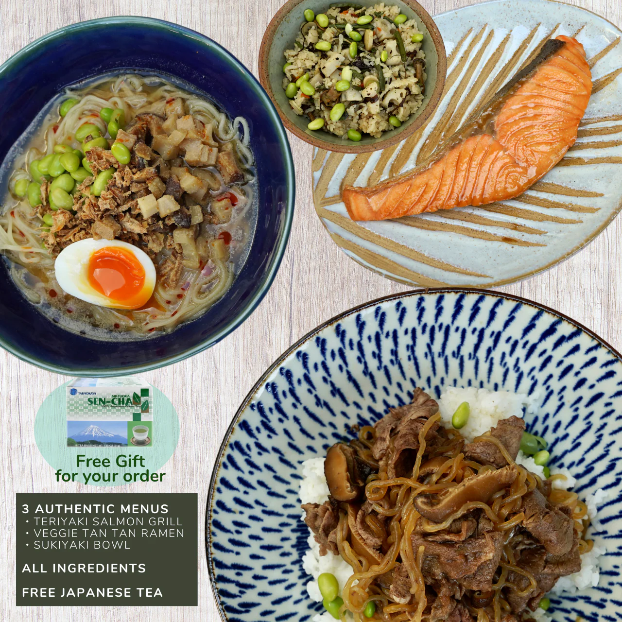Happy Meal Kit A – Authentic Japanese Recipes by Yuki's Kitchen - Image 2