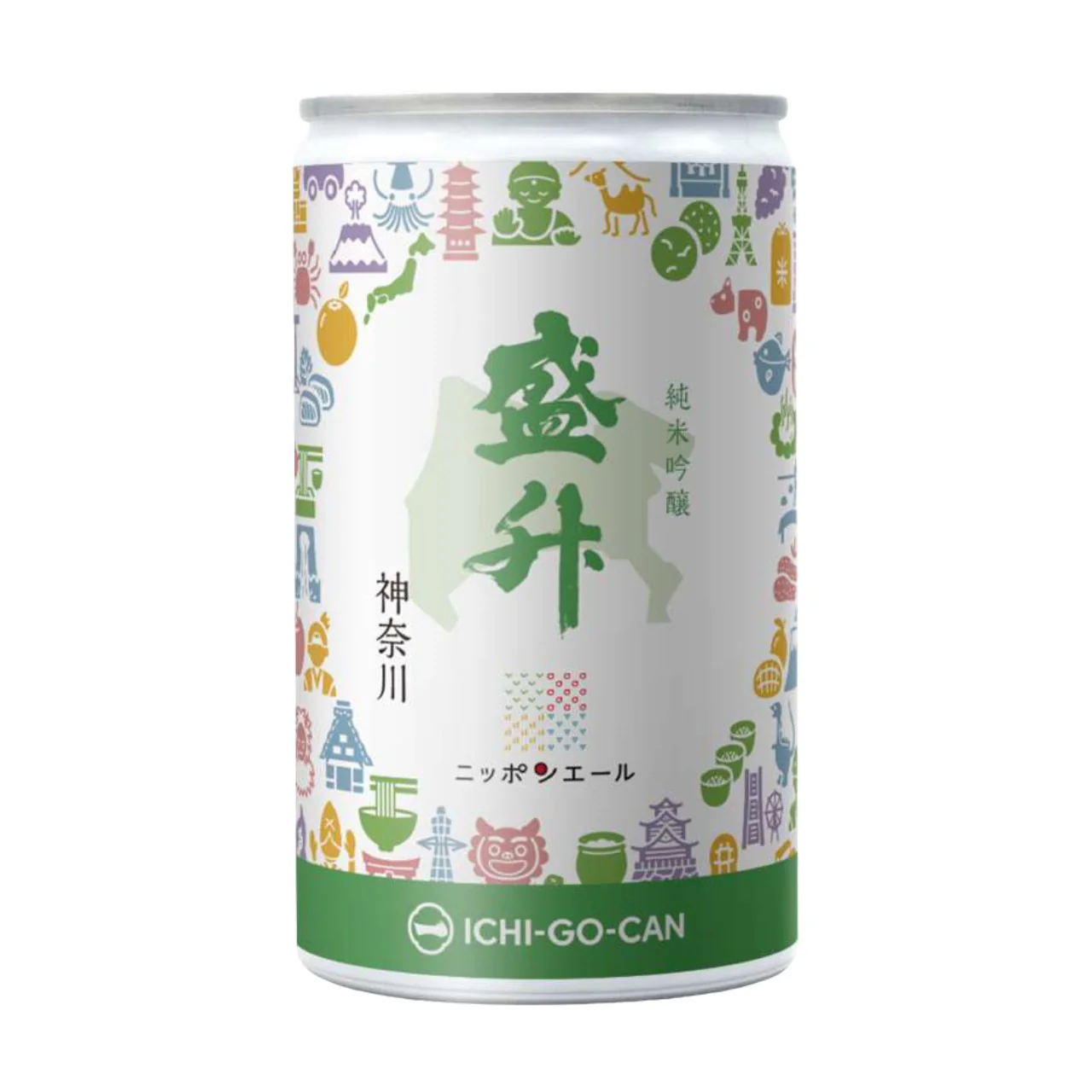 ICHI-GO-CAN Sakarimasu Junmai Ginjo Sake 180ml 15%