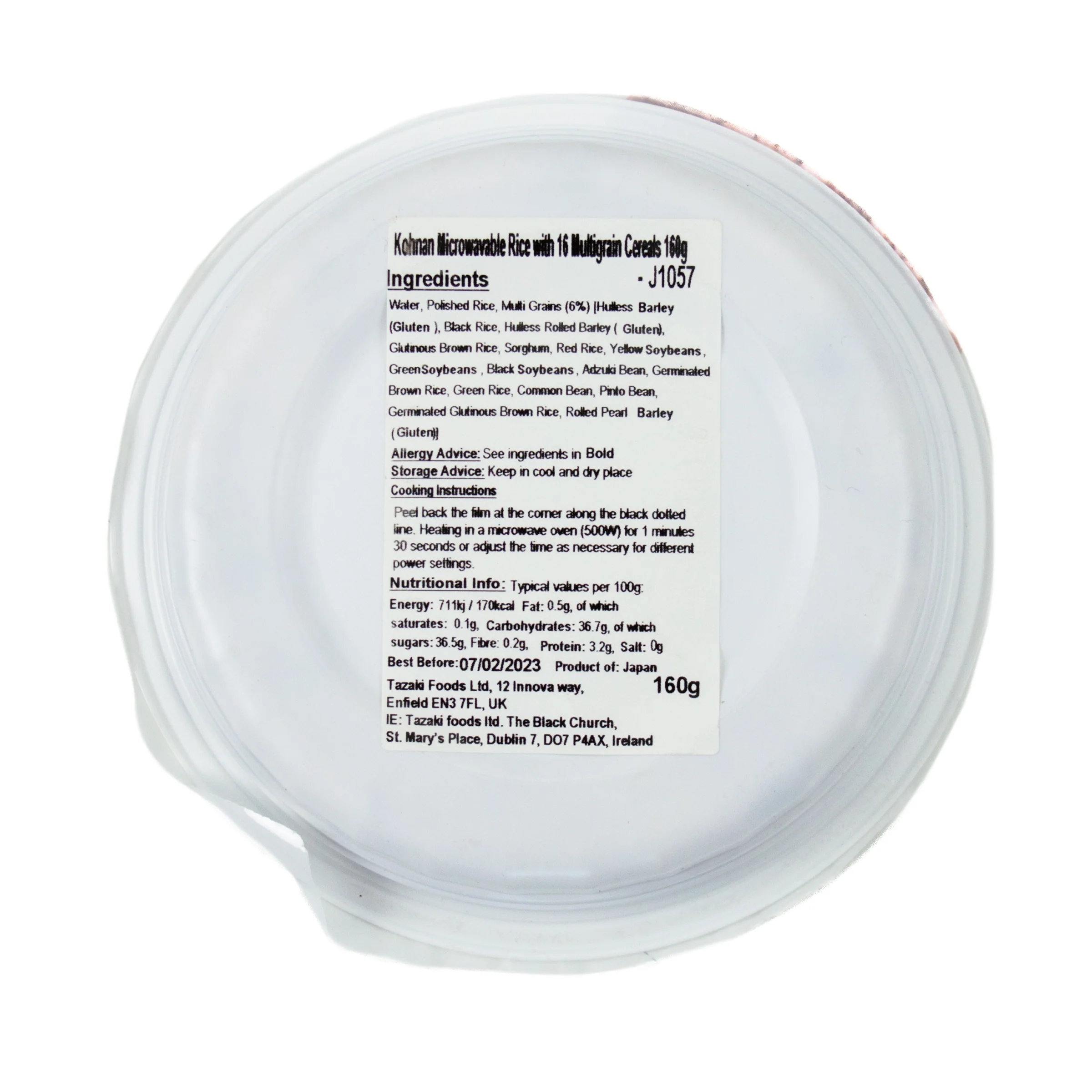 Kohnan Microwavable Rice with 16 Multigrain Cereals 160g - Image 3