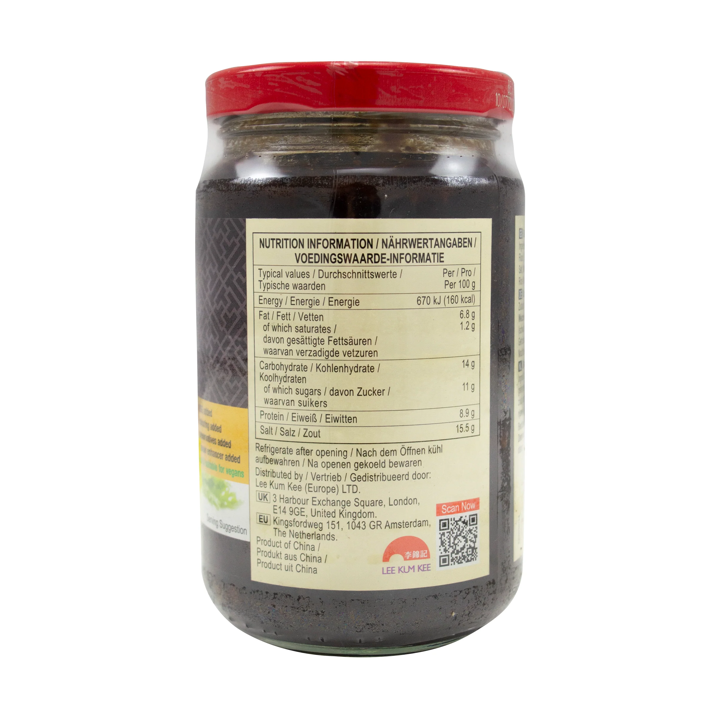 Lee Kum Kee Black Bean and Garlic Sauce 368g - Image 3
