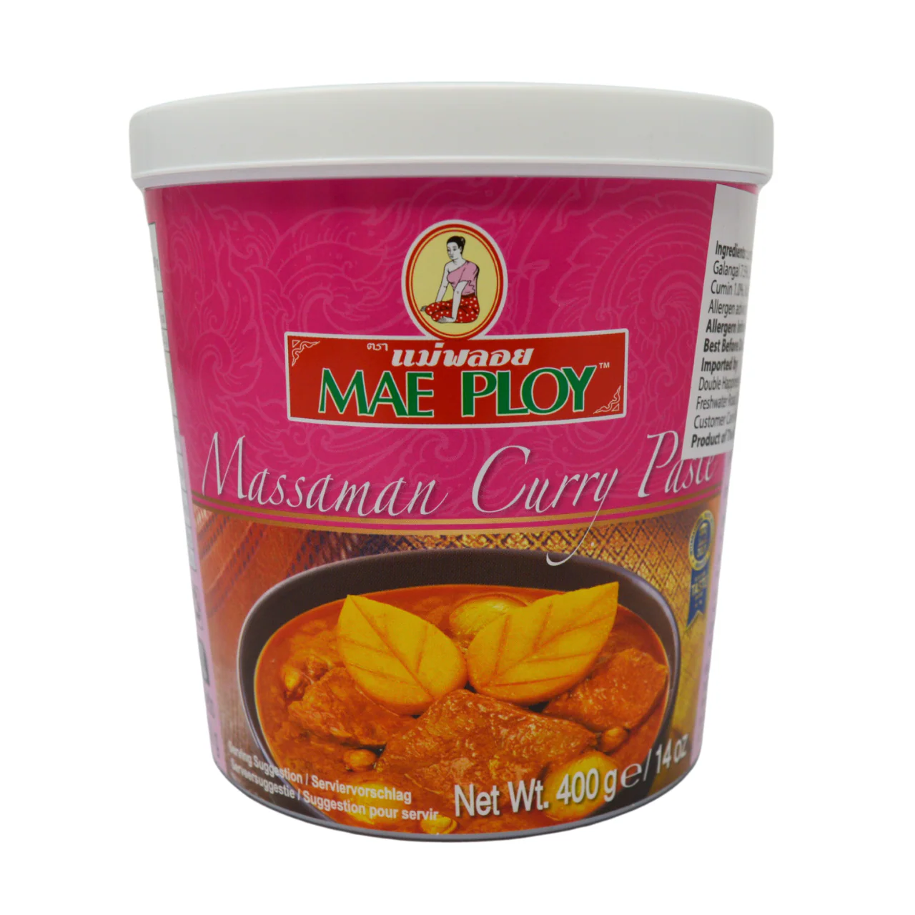 Mae Ploy Massaman Curry Paste 400g 8 Servings