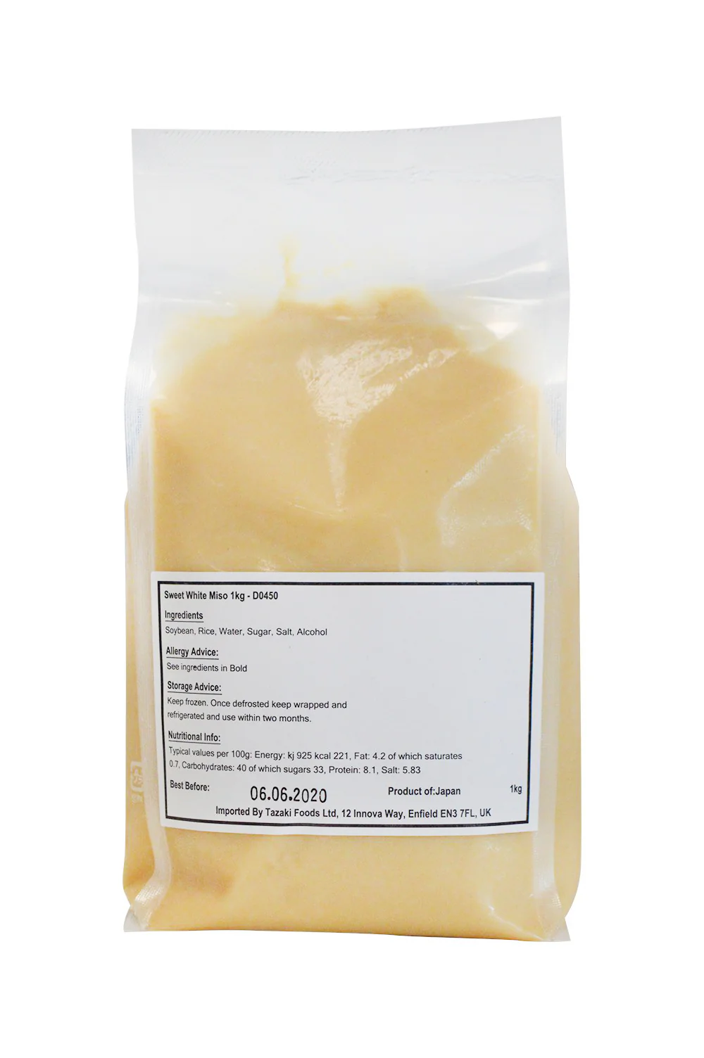Masuya Sweet White Miso 1Kg - Image 3