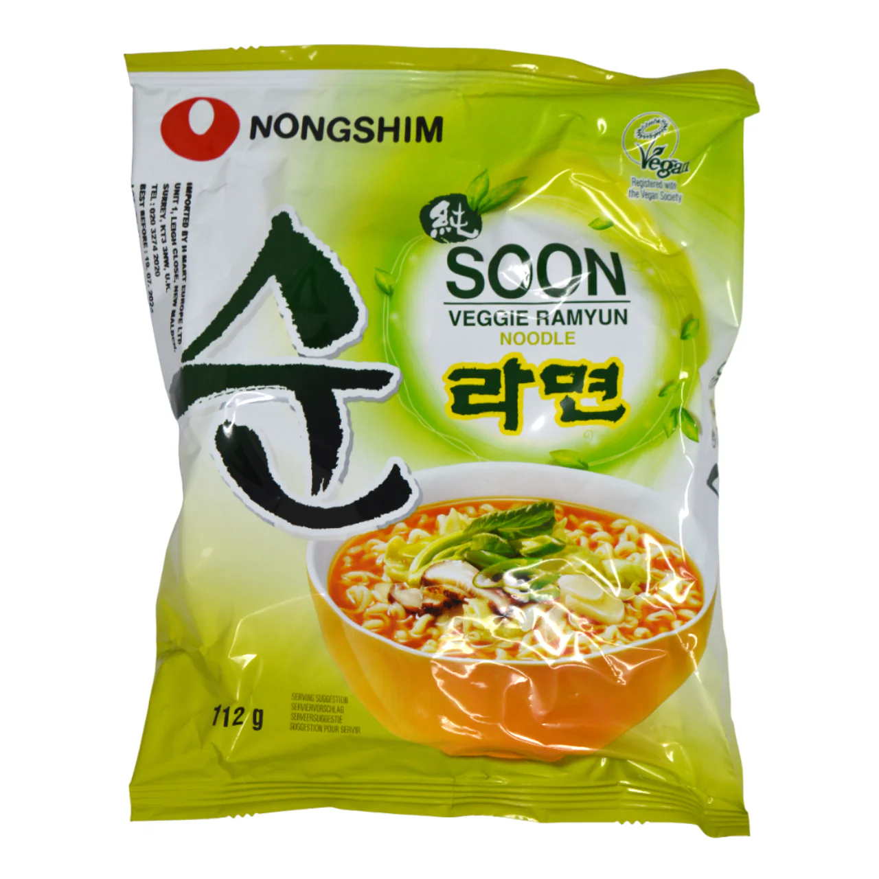 Nongshim Soon Veggie Ramyun 112G