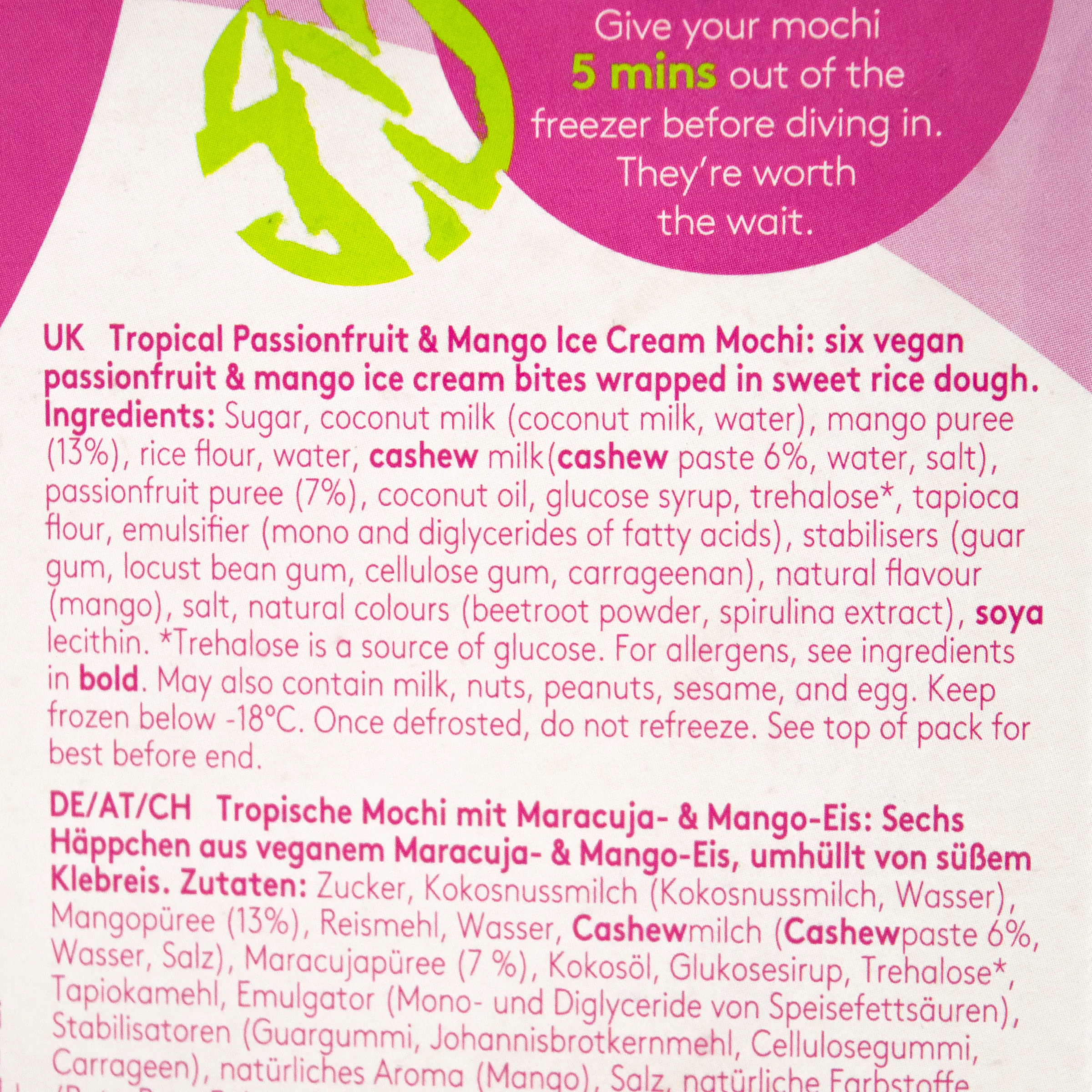 RETAIL Little Moons Vegan Tropical Mochi Ice Cream 6pc - Image 4