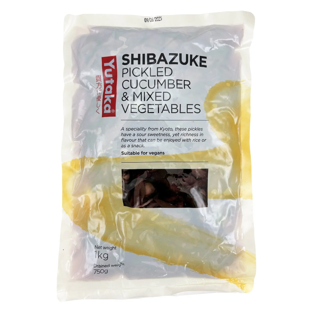 Yutaka Shibazuke Pickled Cucumber & Mixd Vegetables 1kg