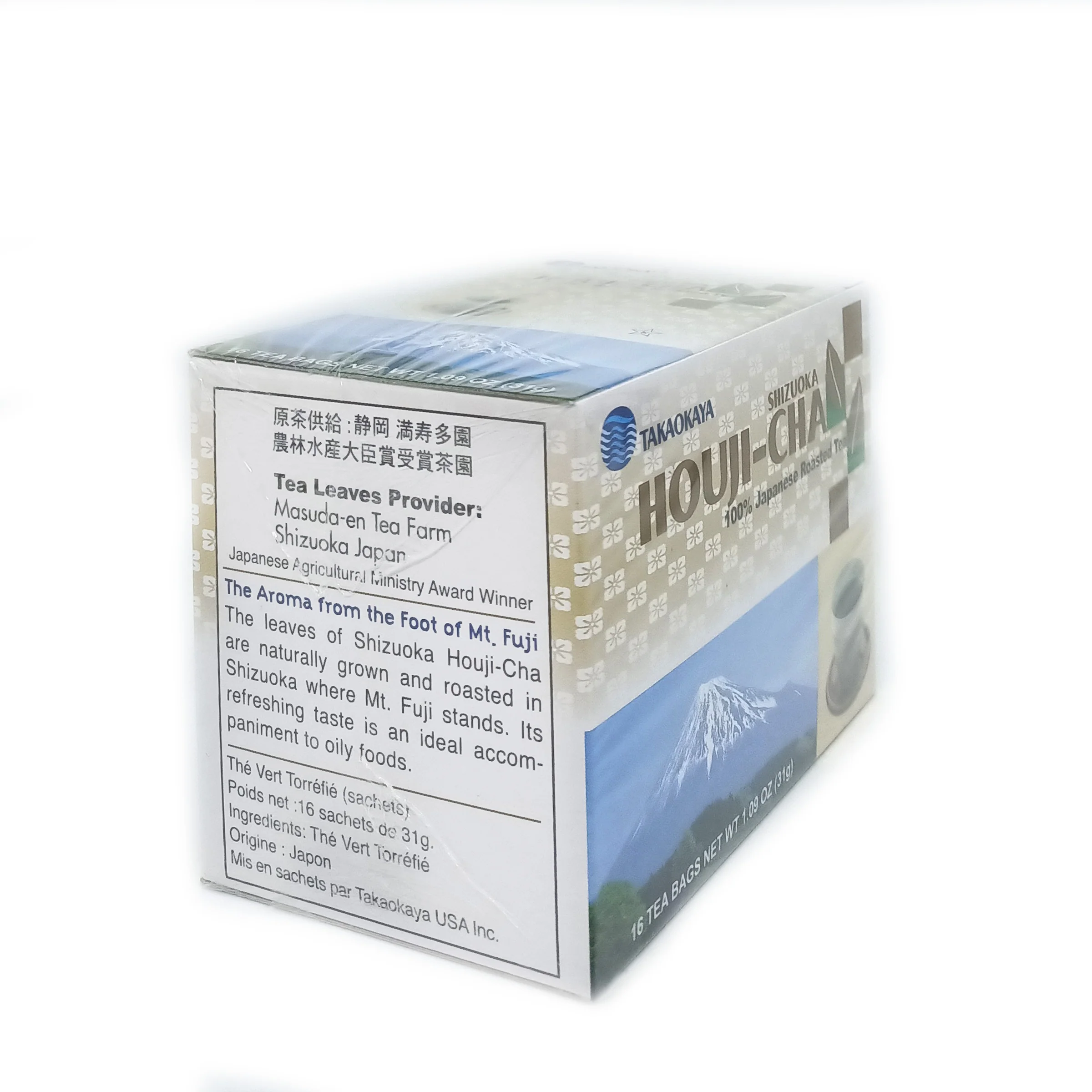 Takaokaya Houjicha Teabags - Roasted Green Tea 16pc - Image 4