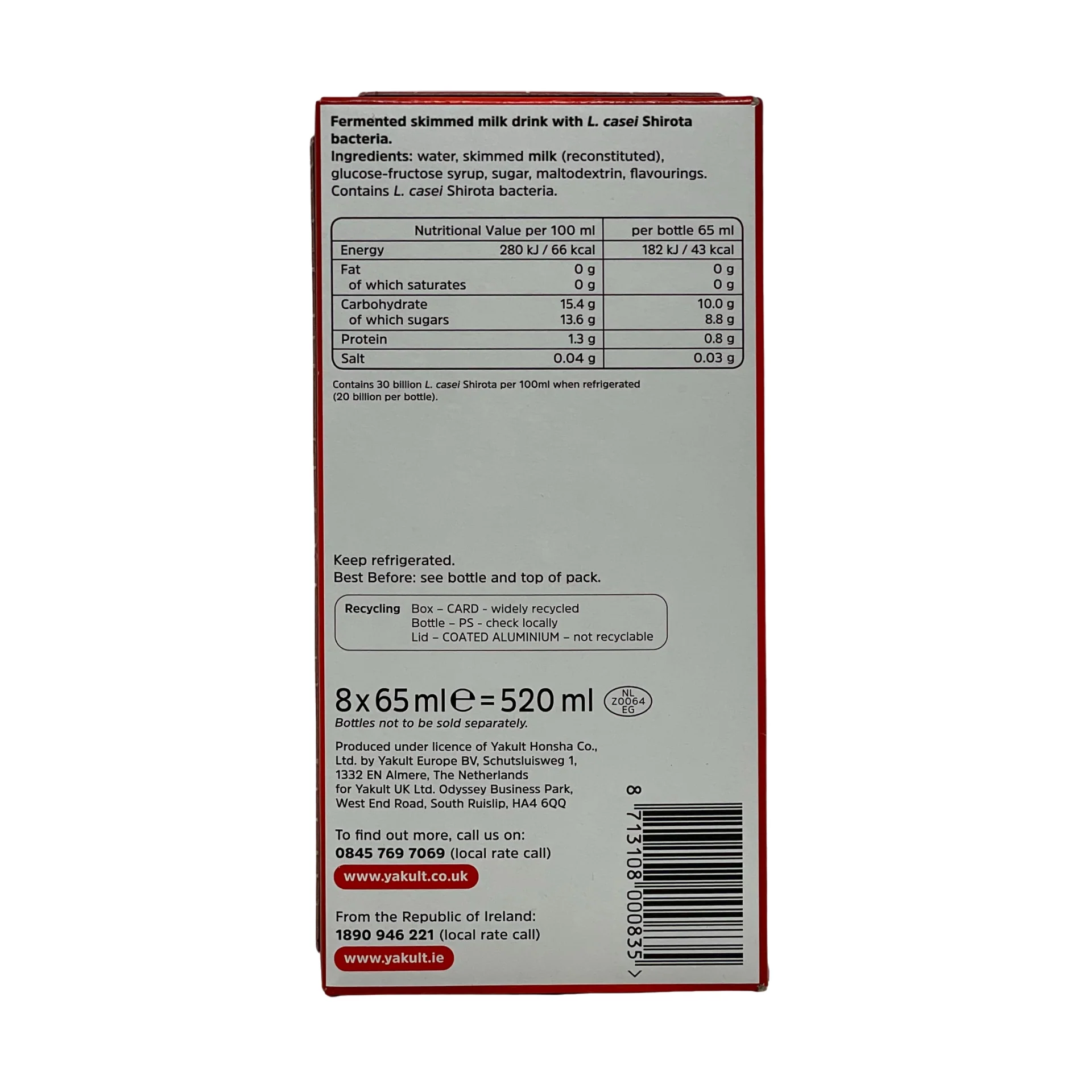 Yakult Drink (8*65ml) - Image 2