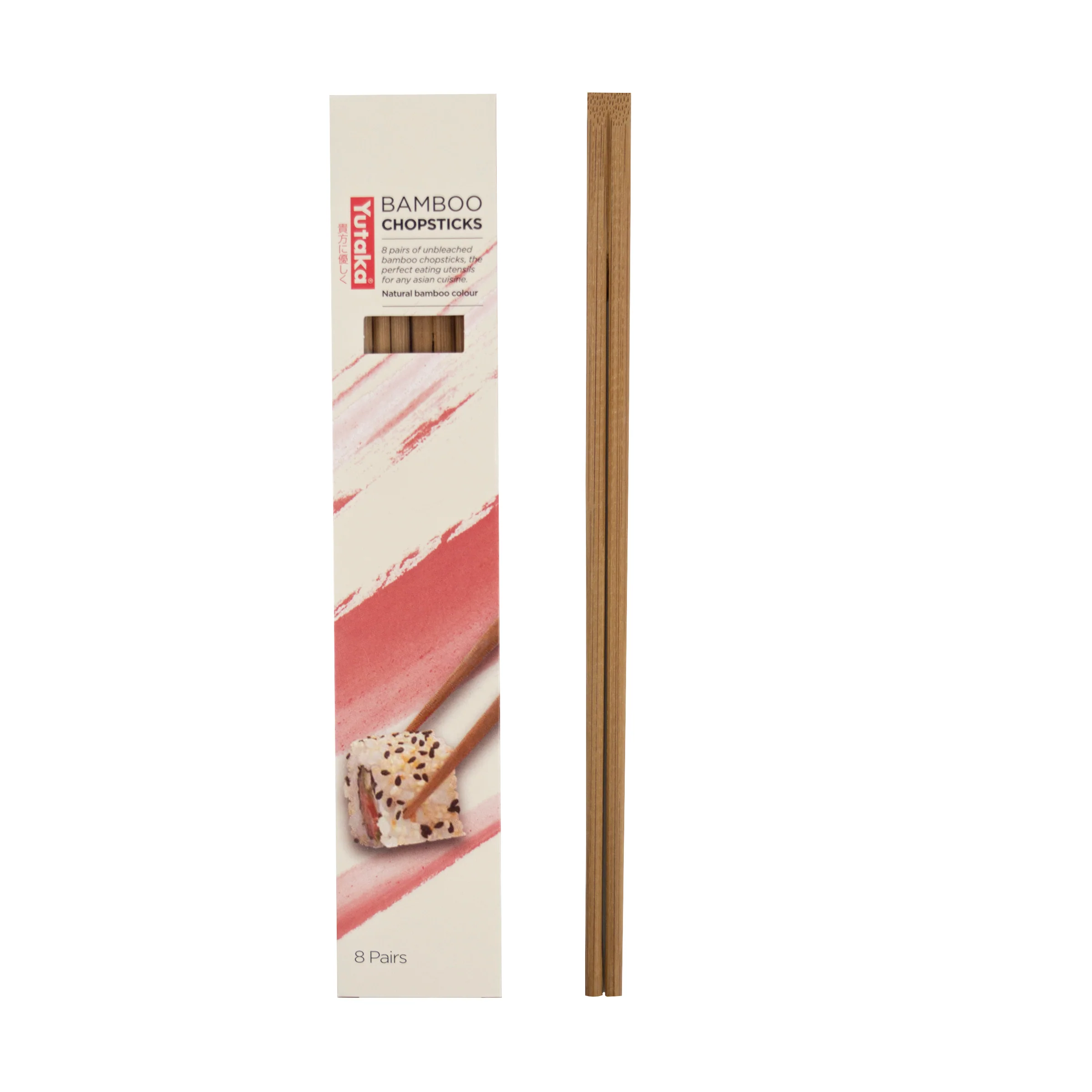 Yutaka Bamboo Chopsticks 8 Pairs - Image 3