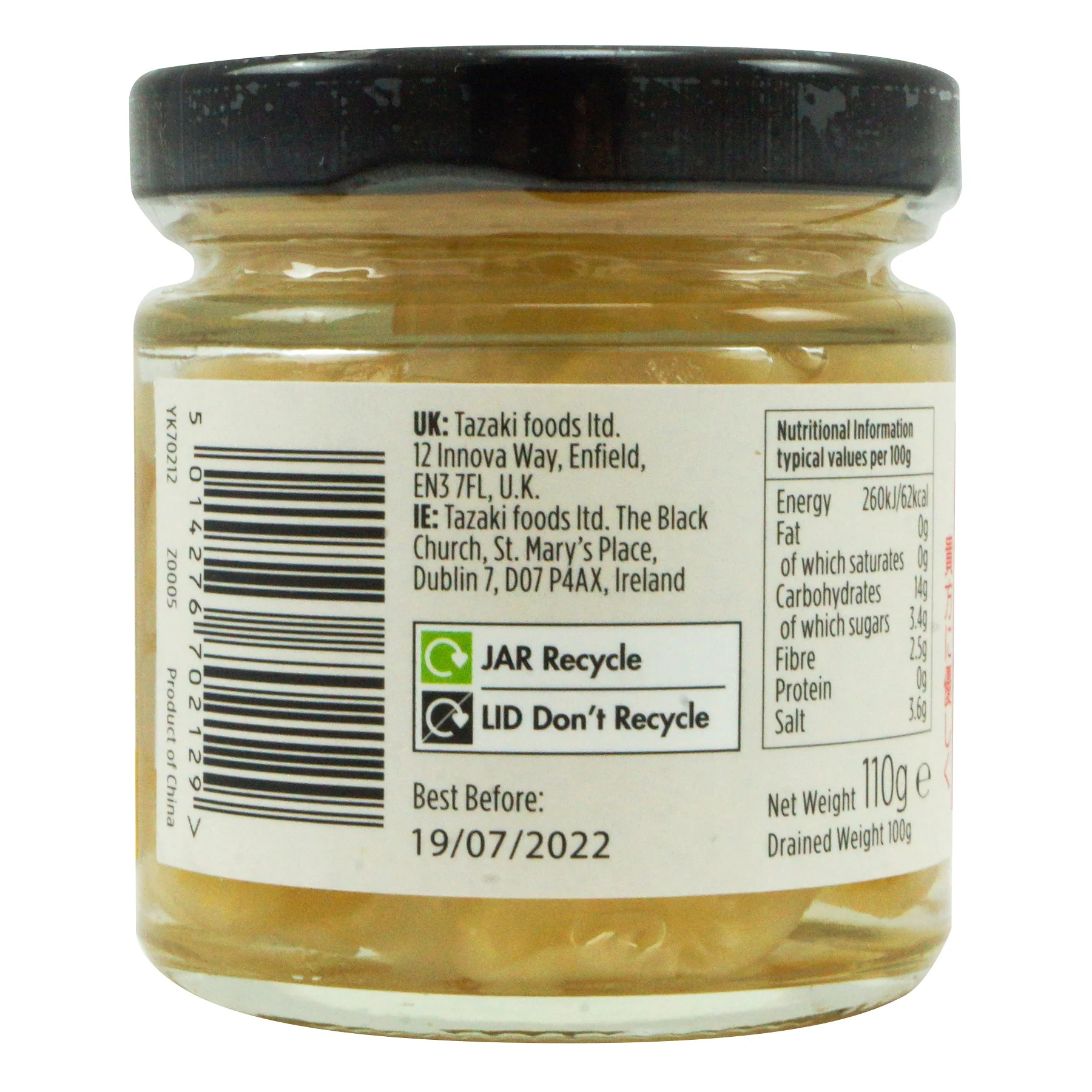 Yutaka Takuan Pickled Daikon Mooli Radish 110g - Image 2