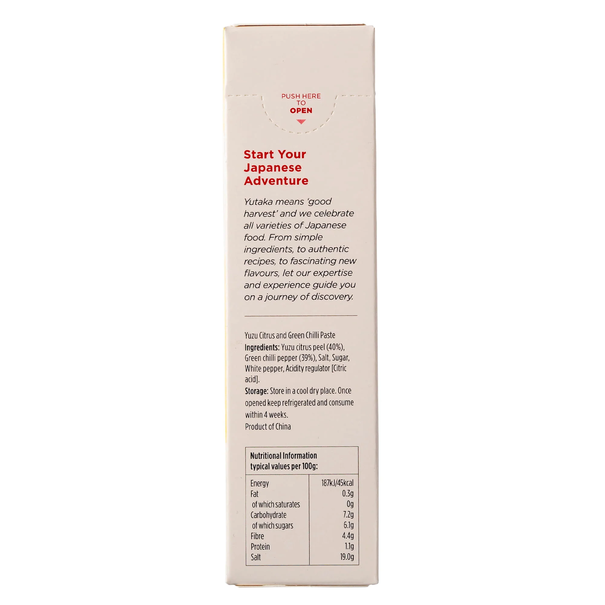 Yutaka Yuzu kosho - Yuzu Chilli Citrus Paste 38g - Image 3