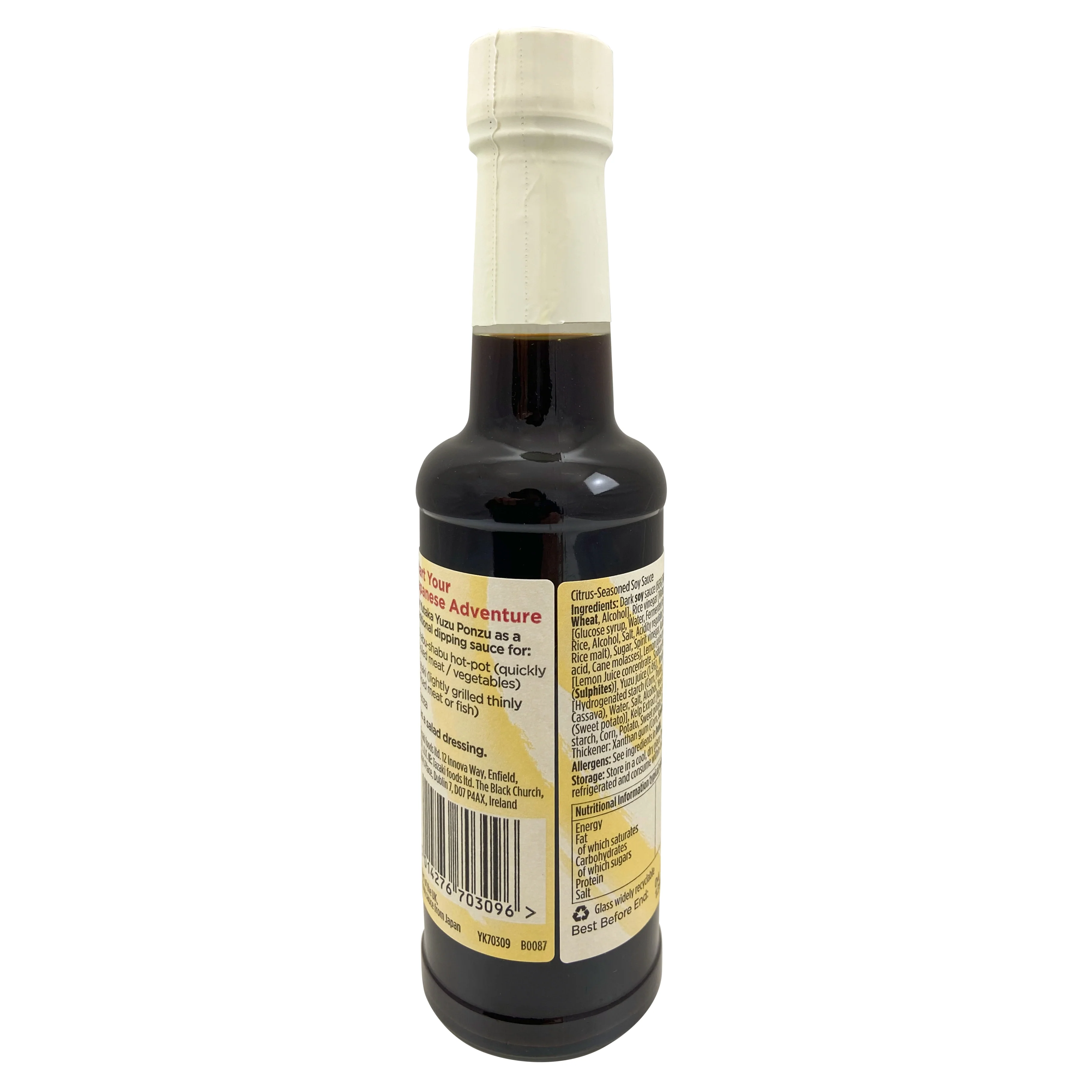 Yutaka Yuzu Ponzu Citrus-Seasoned Soy Sauce 150ml - Image 3